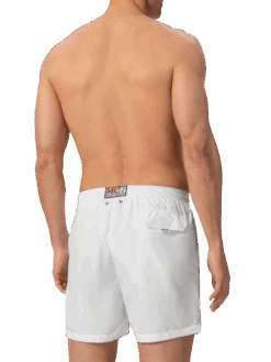 MC2 Saint Barth Lightweight Fabric White Swim Shorts Lighting Pantone | PANTONE® SPECIAL EDITION -MC2 Saint Barth Shop UID LIG000401610H MAN SWIMSHORT WHITE PLAINCOLOR PANTONE 20250418124524 04