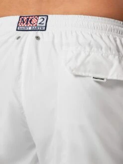MC2 Saint Barth Lightweight Fabric White Swim Shorts Lighting Pantone | PANTONE® SPECIAL EDITION -MC2 Saint Barth Shop UID LIG000401610H MAN SWIMSHORT WHITE PLAINCOLOR PANTONE 20250418133500 06
