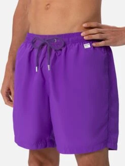 MC2 Saint Barth Lightweight Fabric Purple Swim Shorts Lighting Pantone | PANTONE® SPECIAL EDITION -MC2 Saint Barth Shop UID LIG000401617H MAN SWIMSHORT PINK SOLID COLOR 2