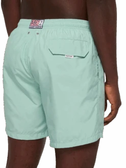 MC2 Saint Barth Lightweight Fabric Sage Green Swim Shorts Lighting Pantone | PANTONE® SPECIAL EDITION -MC2 Saint Barth Shop UID LIG000401625H MAN SWIMSHORT GREEN PLAIN.COLOR PANTONE 4