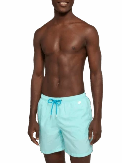 MC2 Saint Barth Lightweight Fabric Water Green Swim Shorts Lighting Pantone | PANTONE® SPECIAL EDITION -MC2 Saint Barth Shop UID LIG000401626H MAN SWIMSHORT GREEN PLAIN.COLOR PANTONE 1