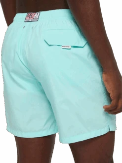 MC2 Saint Barth Lightweight Fabric Water Green Swim Shorts Lighting Pantone | PANTONE® SPECIAL EDITION -MC2 Saint Barth Shop UID LIG000401626H MAN SWIMSHORT GREEN PLAIN.COLOR PANTONE 4