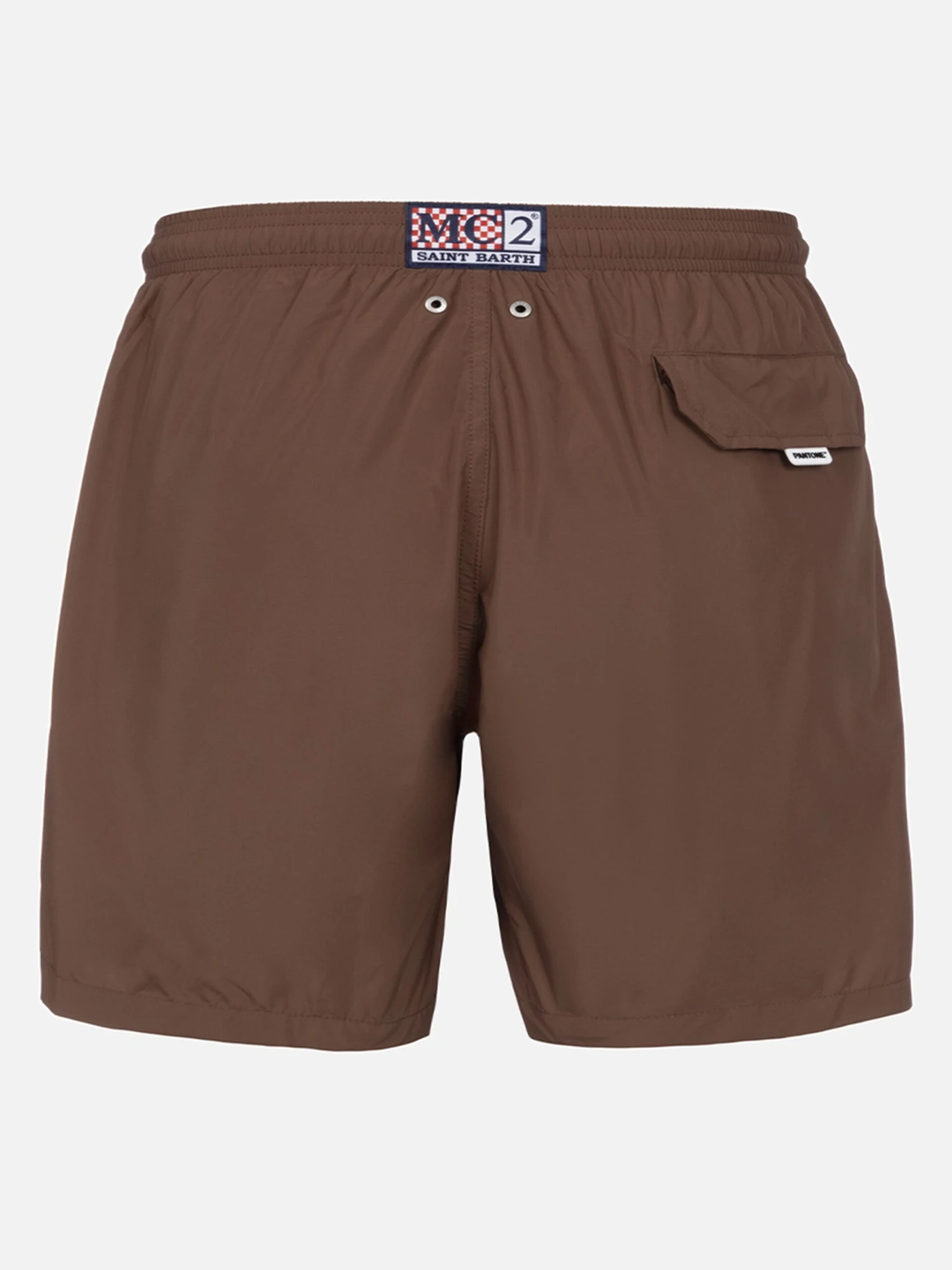 MC2 Saint Barth Man Lightweight Fabric Brown Swim Shorts Lighting Pantone | PANTONE® SPECIAL EDITION 4 MC2 Saint Barth Man Lightweight Fabric Brown Swim Shorts Lighting Pantone | PANTONE® SPECIAL EDITION - Image 2