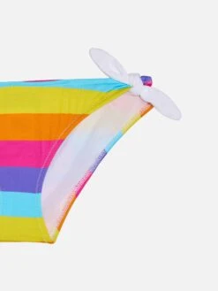 Girl Swim Briefs Rainbow Print -MC2 Saint Barth Shop UID LILL001LORWST GIRL BOTTOM MULTICOLOR 0 0 3