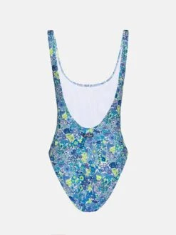 MC2 Saint Barth Lora Scoopback One Piece Swimsuit With Margaret Annie Print | MADE WITH LIBERTY FABRIC -MC2 Saint Barth Shop UID LOR000100245H WOMAN ONEPIECE 00245H BLU 20250320130000 5