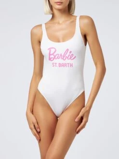 MC2 Saint Barth Woman Scoopback One Piece Swimsuit Lora With Barbie Logo | BARBIE SPECIAL EDITION 9 MC2 Saint Barth Woman Scoopback One Piece Swimsuit Lora With Barbie Logo | BARBIE SPECIAL EDITION -MC2 Saint Barth Shop UID LOR000105557F WOMAN ONEPIECE WHITE 1