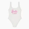 MC2 Saint Barth Woman Scoopback One Piece Swimsuit Lora With Barbie Logo | BARBIE SPECIAL EDITION
