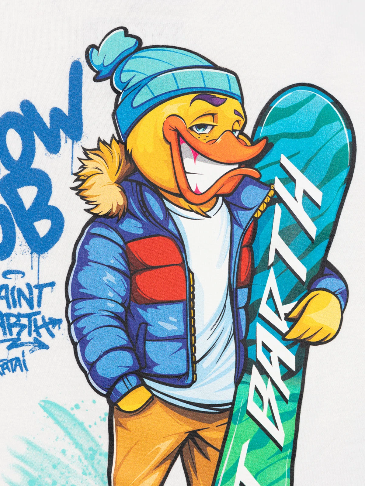 MC2 Saint Barth Boy Heavy Cotton T-shirt Luton With Crypto Duck Snow Print | CRYPTO PUPPETS SPECIAL EDITION 5 MC2 Saint Barth Boy Heavy Cotton T-shirt Luton With Crypto Duck Snow Print | CRYPTO PUPPETS SPECIAL EDITION - Image 3