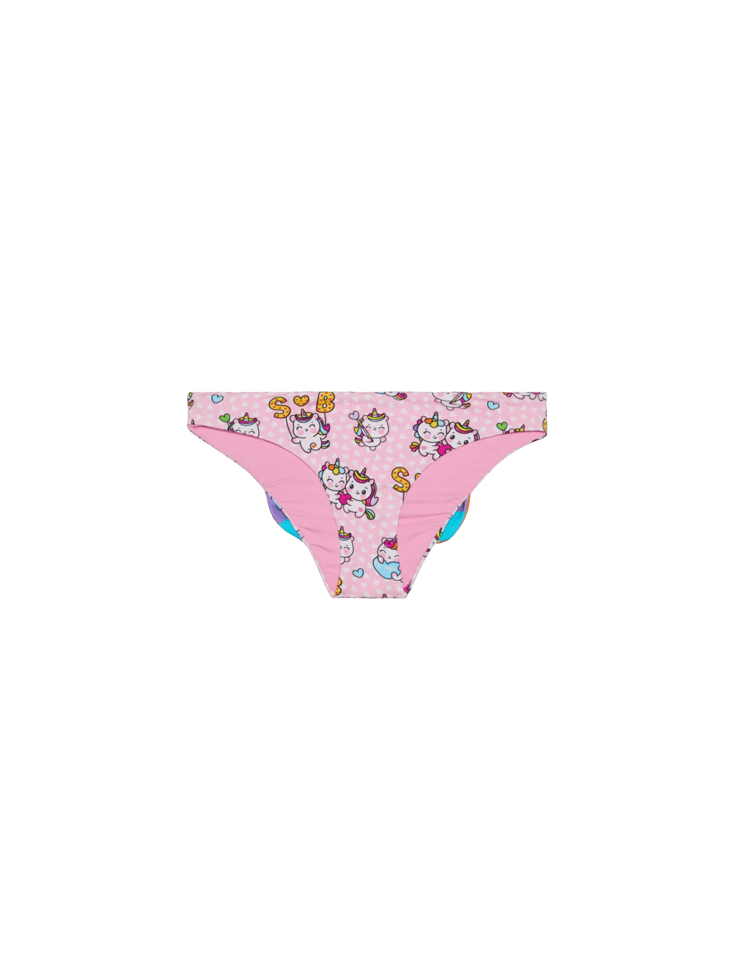 MC2 Saint Barth Girl Swim Briefs With Unicorn Print 4 MC2 Saint Barth Girl Swim Briefs With Unicorn Print - Image 2