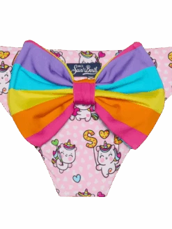 MC2 Saint Barth Girl Swim Briefs With Unicorn Print 7 MC2 Saint Barth Girl Swim Briefs With Unicorn Print -MC2 Saint Barth Shop UID MAD000100005B GIRL BOTTOM PINK 0 0 3