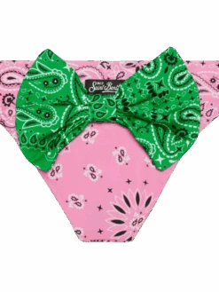 MC2 Saint Barth Girl Swim Briefs With Bandanna Print 7 MC2 Saint Barth Girl Swim Briefs With Bandanna Print -MC2 Saint Barth Shop UID MAD000100966B GIRL BOTTOM PINK BANDANA 0 3