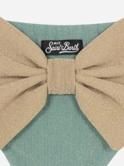 MC2 Saint Barth Madame Water Green Lurex Swim Briefs With Bow 7 MC2 Saint Barth Madame Water Green Lurex Swim Briefs With Bow -MC2 Saint Barth Shop UID MAD000101161H GIRL BOTTOM GREEN 20250214180418 03