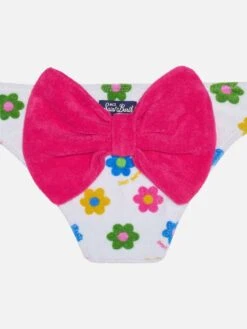 MC2 Saint Barth Girl Terry Swim Briefs With Daisy Print 7 MC2 Saint Barth Girl Terry Swim Briefs With Daisy Print -MC2 Saint Barth Shop UID MAD000102077B GIRL BOTTOM MULTICOLOR 0 0 3