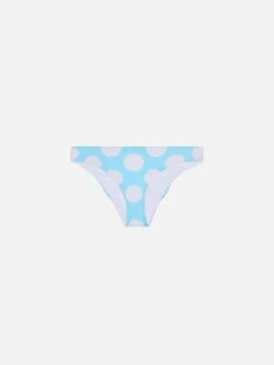 Girl Swim Briefs With Light Blue Bow