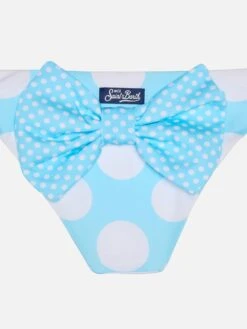Girl Swim Briefs With Light Blue Bow 7 Girl Swim Briefs With Light Blue Bow -MC2 Saint Barth Shop UID MAD0001MAP31 GIRL BOTTOM BLUE 0 0 3