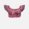 Girl Crop Top With Ruffle -MC2 Saint Barth Shop UID MAN0001BOHC61 top gipsy saint barth 1