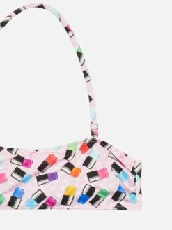 Make Up Print Girl Bikini -MC2 Saint Barth Shop UID MARY001WAR21 GIRL BIKINI PINK 0 0 3