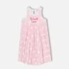MC2 Saint Barth Girl Cotton Dress Masha With Print And "I Love St Barth" Embroidery -MC2 Saint Barth Shop UID MAS000102087F KIDS DRESS PINK 1