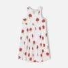 MC2 Saint Barth Girl Cotton Dress Masha With Strawberry Popsicle Print -MC2 Saint Barth Shop UID MAS000102091F KIDS DRESS WHITE 1