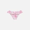 MC2 Saint Barth Melly Ruffled Swim Briefs With Toile De Jouy Print -MC2 Saint Barth Shop UID MELL00105023H GIRL BOTTOM PINK TOILEDEJOUY MC2 20250516141707 01