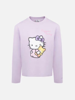 MC2 Saint Barth Girl Long-sleeve T-shirt Penny With Hello Kitty Print | HELLO KITTY SPECIAL EDITION