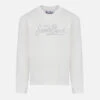 MC2 Saint Barth Girl White Long-sleeve T-shirt Penny With Saint Barth Rhinestones Logo -MC2 Saint Barth Shop UID PENN00101058G GIRL T SHIRT WHITE STRASSPALLETTES 20240809153502 01