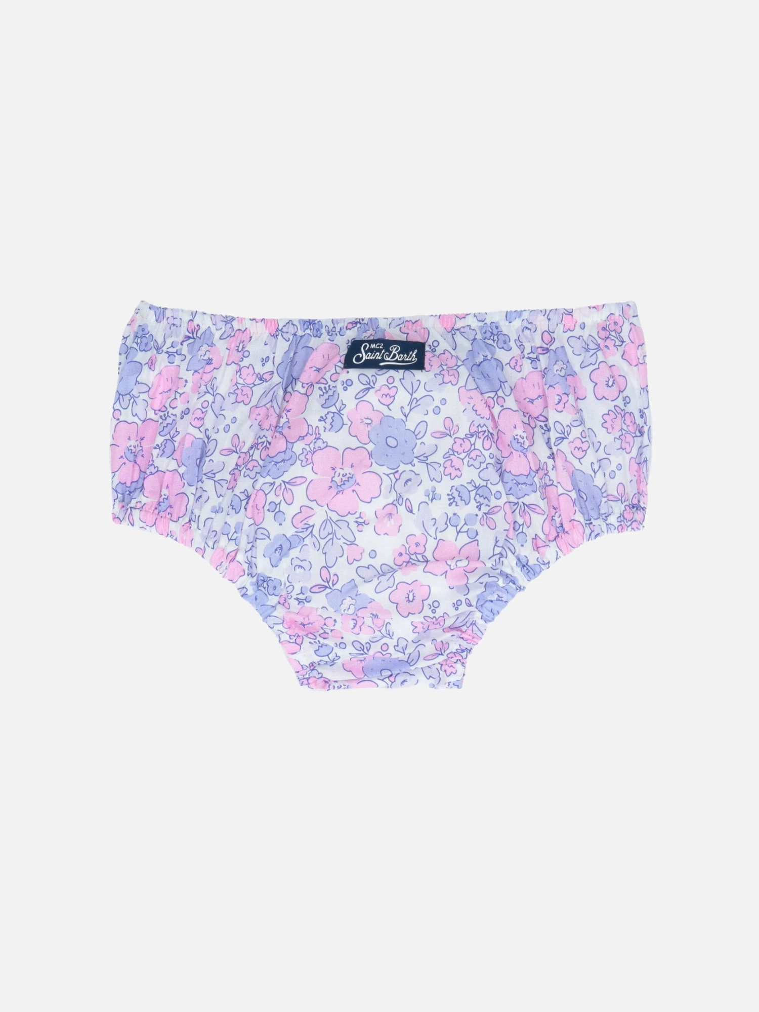 MC2 Saint Barth Baby Girl Bloomers Pimmy Withflower Print 4 MC2 Saint Barth Baby Girl Bloomers Pimmy Withflower Print - Image 2