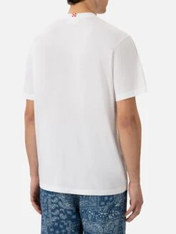 MC2 Saint Barth Classic Fit Cotton Jersey T-shirt Portofino With Aperol Spritz, Please Embroidery | APEROL SPECIAL EDITION 11 MC2 Saint Barth Classic Fit Cotton Jersey T-shirt Portofino With Aperol Spritz, Please Embroidery | APEROL SPECIAL EDITION -MC2 Saint Barth Shop UID POT000102703H MAN T SHIRT WHITE CAMPARIAPEROL 20250304180000 02