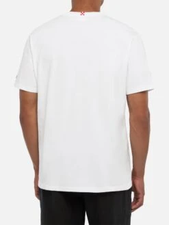 MC2 Saint Barth Classic Fit Cotton Jersey T-shirt Portofino With Il Torino è La Mia Lei Embroidery | TORINO FC SPECIAL EDITION -MC2 Saint Barth Shop UID POT000107335H MAN T SHIRT WHITE MC2 TORINOFC 20250704173518 3