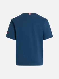 MC2 Saint Barth Boy Cotton Jersey T-shirt Portofino Jr With Per Hobby Faccio Guai Embroidery| INSULTI LUMINOSI SPECIAL EDITION -MC2 Saint Barth Shop UID POT000201245F BOY T SHIRT BLUE 2