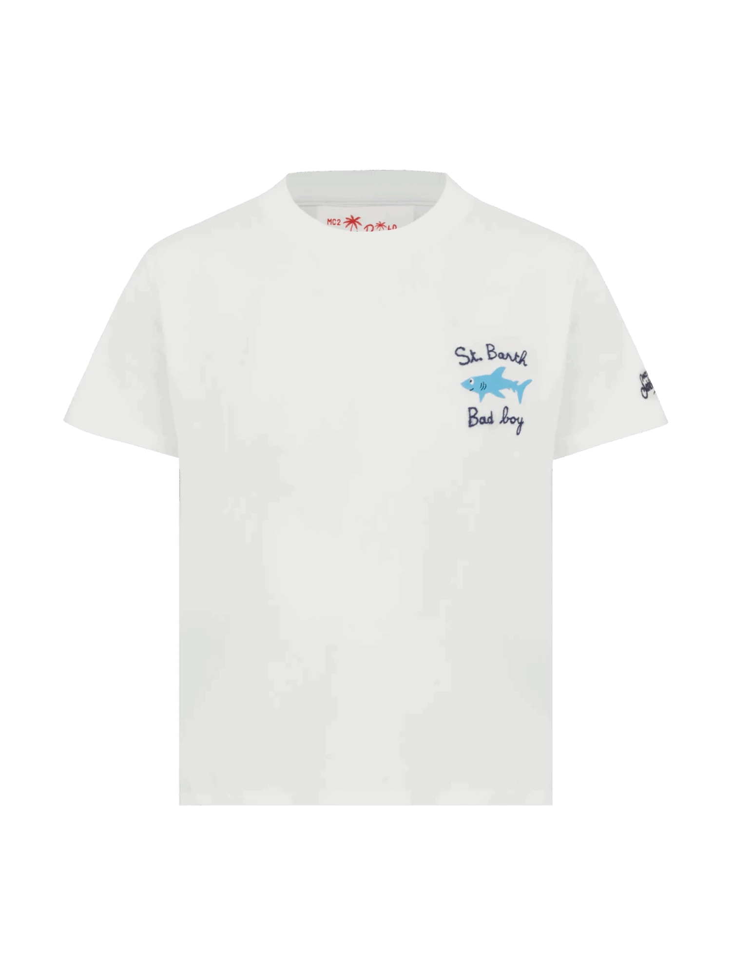 MC2 Saint Barth Portofino Jr Cotton Jersey T-shirt With St. Barth Bad Boy Embroidery 3 MC2 Saint Barth Portofino Jr Cotton Jersey T-shirt With St. Barth Bad Boy Embroidery