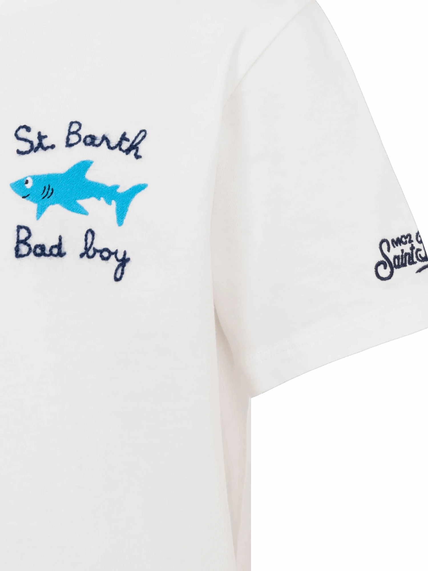 MC2 Saint Barth Portofino Jr Cotton Jersey T-shirt With St. Barth Bad Boy Embroidery 5 MC2 Saint Barth Portofino Jr Cotton Jersey T-shirt With St. Barth Bad Boy Embroidery - Image 3