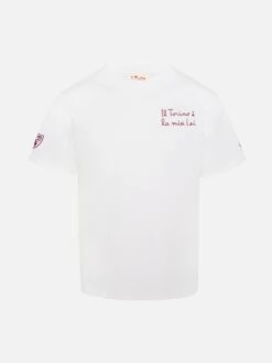 MC2 Saint Barth Boy Cotton Jersey T-shirt Portofino Jr With Il Torino è La Mia Lei Embroidery | TORINO FC SPECIAL EDITION
