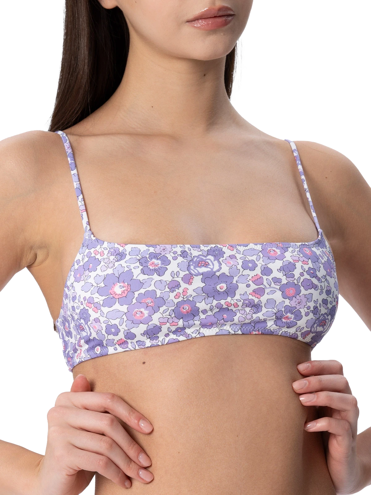 MC2 Saint Barth Woman Betsy Bralette Bikini Sadie Naomi | MADE WITH LIBERTY FABRIC 7 MC2 Saint Barth Woman Betsy Bralette Bikini Sadie Naomi | MADE WITH LIBERTY FABRIC - Image 5