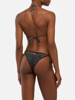 MC2 Saint Barth Classic Triangle Bikini Sagitami With Inter Print | INTER FC SPECIAL EDITION -MC2 Saint Barth Shop UID SAGI00107283H WOMAN BIKINI BLACK MC2 INTER 3