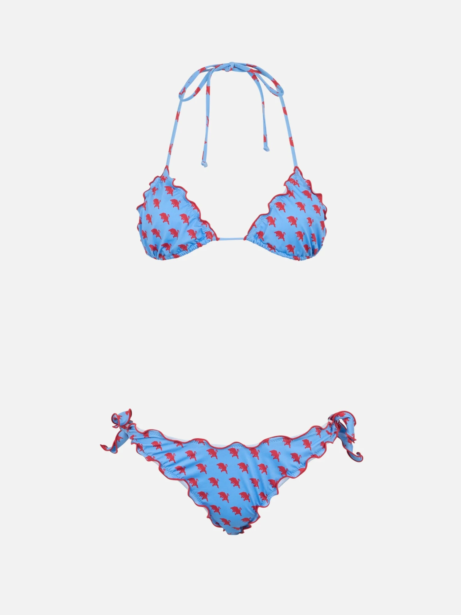 MC2 Saint Barth Woman Torino Print Triangle Classic Bikini Sarius | TORINO FC SPECIAL EDITION 3 MC2 Saint Barth Woman Torino Print Triangle Classic Bikini Sarius | TORINO FC SPECIAL EDITION