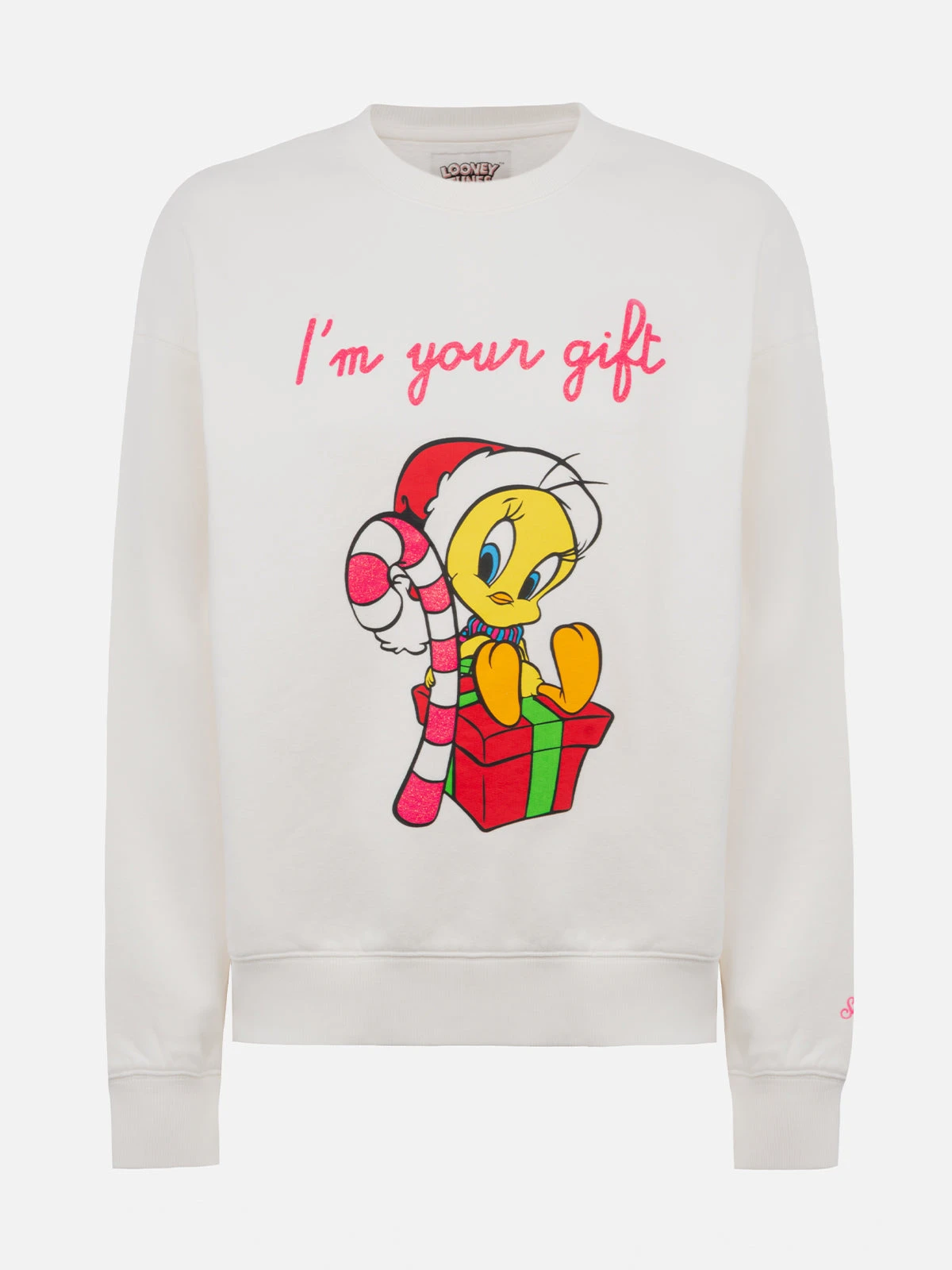 MC2 Saint Barth Woman Fleece Sweatshirt With Tweety Print | WARNER BROS 6 MC2 Saint Barth Woman Fleece Sweatshirt With Tweety Print | WARNER BROS - Image 4