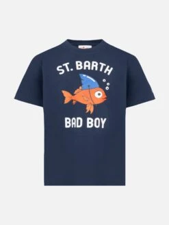 MC2 Saint Barth Cotton T-shirt With St. Barth Bad Boyprint