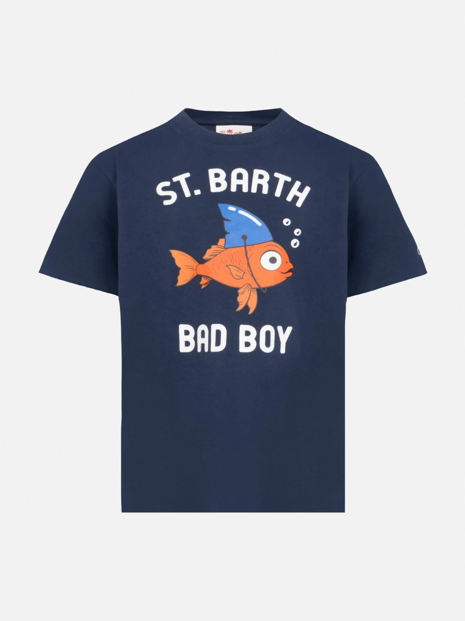 MC2 Saint Barth Cotton T-shirt With St. Barth Bad Boyprint 3 MC2 Saint Barth Cotton T-shirt With St. Barth Bad Boyprint