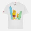 MC2 Saint Barth Boy Cotton T-shirt With Bart And Homer Print And Embroidery | THE SIMPSON SPECIAL EDITION -MC2 Saint Barth Shop UID TSH000100227F BOY T SHIRT WHITE FUNNY THESIMPSON 02