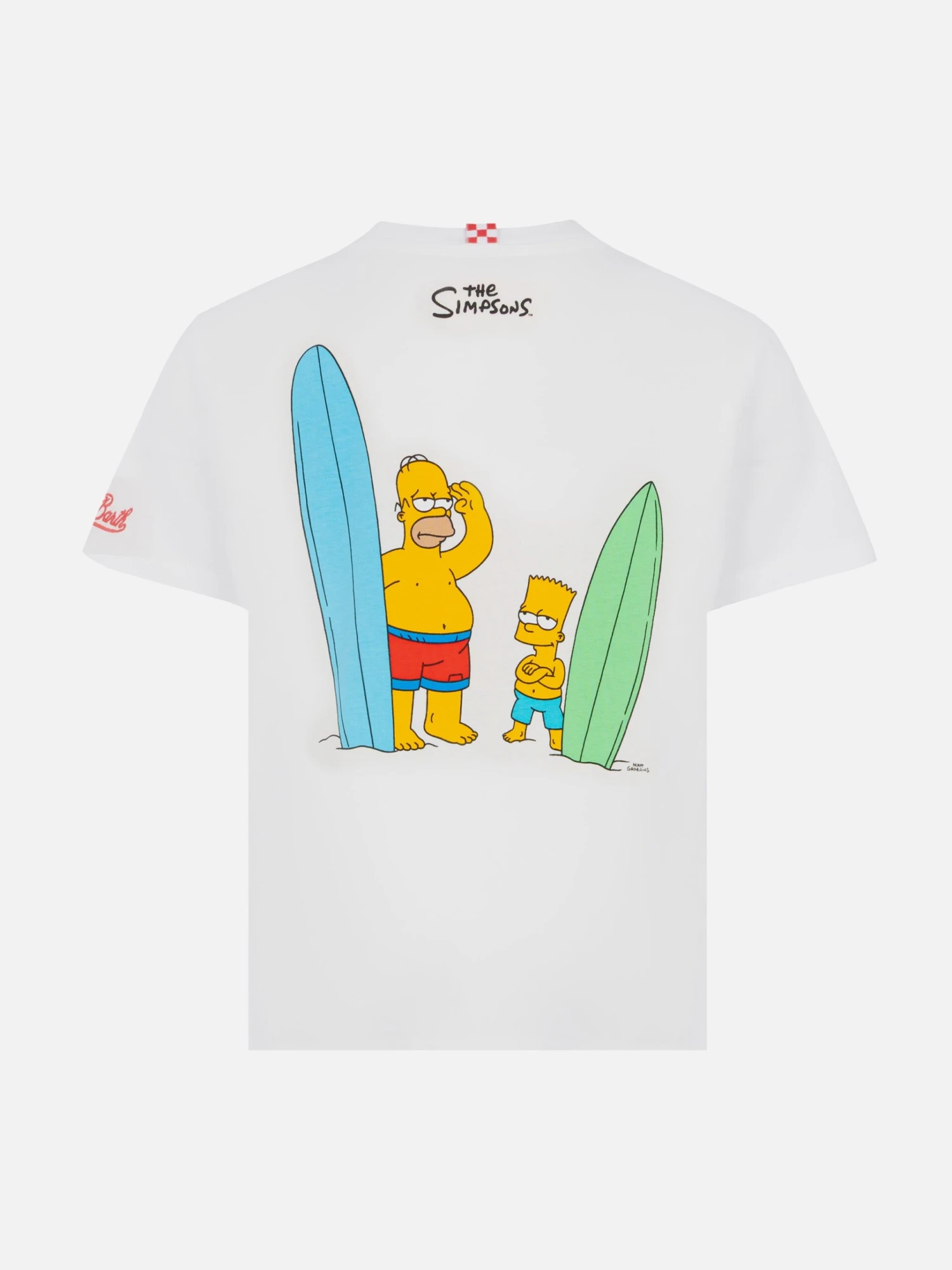 MC2 Saint Barth Boy Cotton T-shirt With Bart And Homer Print And Embroidery | THE SIMPSON SPECIAL EDITION 3 MC2 Saint Barth Boy Cotton T-shirt With Bart And Homer Print And Embroidery | THE SIMPSON SPECIAL EDITION