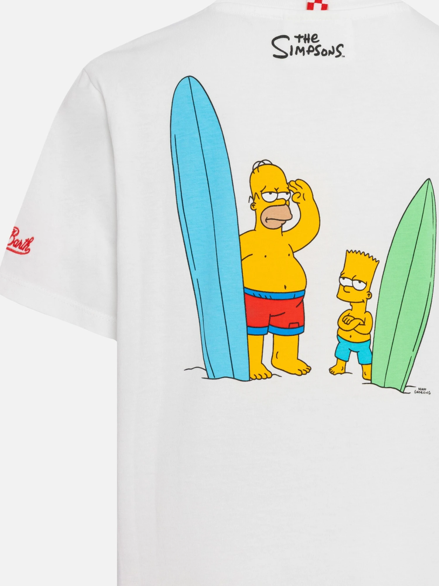 MC2 Saint Barth Boy Cotton T-shirt With Bart And Homer Print And Embroidery | THE SIMPSON SPECIAL EDITION 6 MC2 Saint Barth Boy Cotton T-shirt With Bart And Homer Print And Embroidery | THE SIMPSON SPECIAL EDITION - Image 4