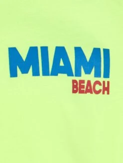 MC2 Saint Barth Boy Cotton T-shirt With Miami Beach Postcard Print 7 MC2 Saint Barth Boy Cotton T-shirt With Miami Beach Postcard Print -MC2 Saint Barth Shop UID TSH000100392F KIDS T SHIRT YELLOW 20240727170000 3