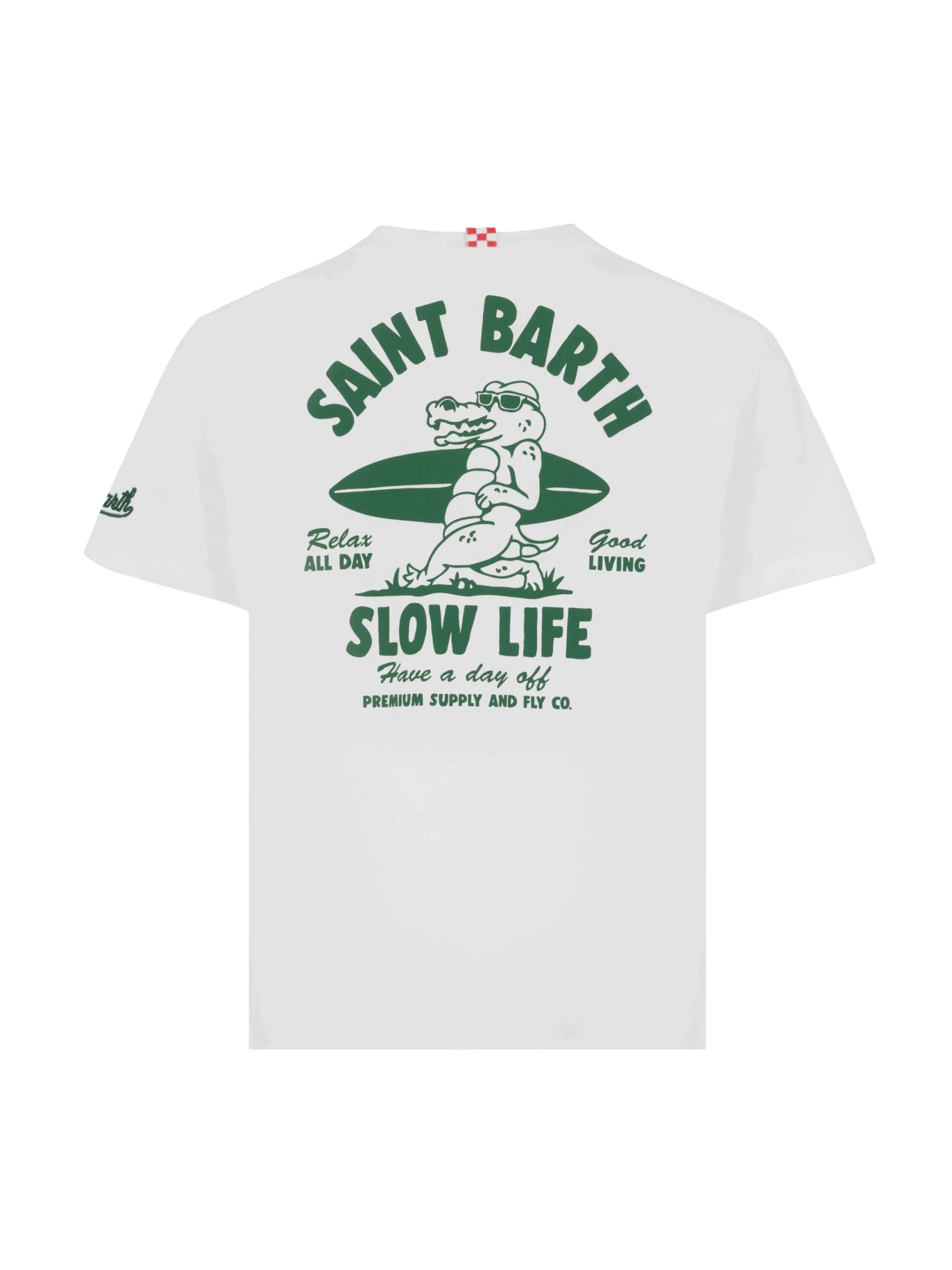 MC2 Saint Barth Cotton T-shirt With Saint Barth Relaxed Life Print 4 MC2 Saint Barth Cotton T-shirt With Saint Barth Relaxed Life Print - Image 2