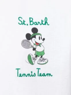 MC2 Saint Barth Cotton T-shirt With St. Barth Tennis Team Embroidery And Mickey Mouse Print | DISNEY® SPECIAL EDITION 7 MC2 Saint Barth Cotton T-shirt With St. Barth Tennis Team Embroidery And Mickey Mouse Print | DISNEY® SPECIAL EDITION -MC2 Saint Barth Shop UID TSH000102633H BOY T SHIRT WHITE DISNEY 03