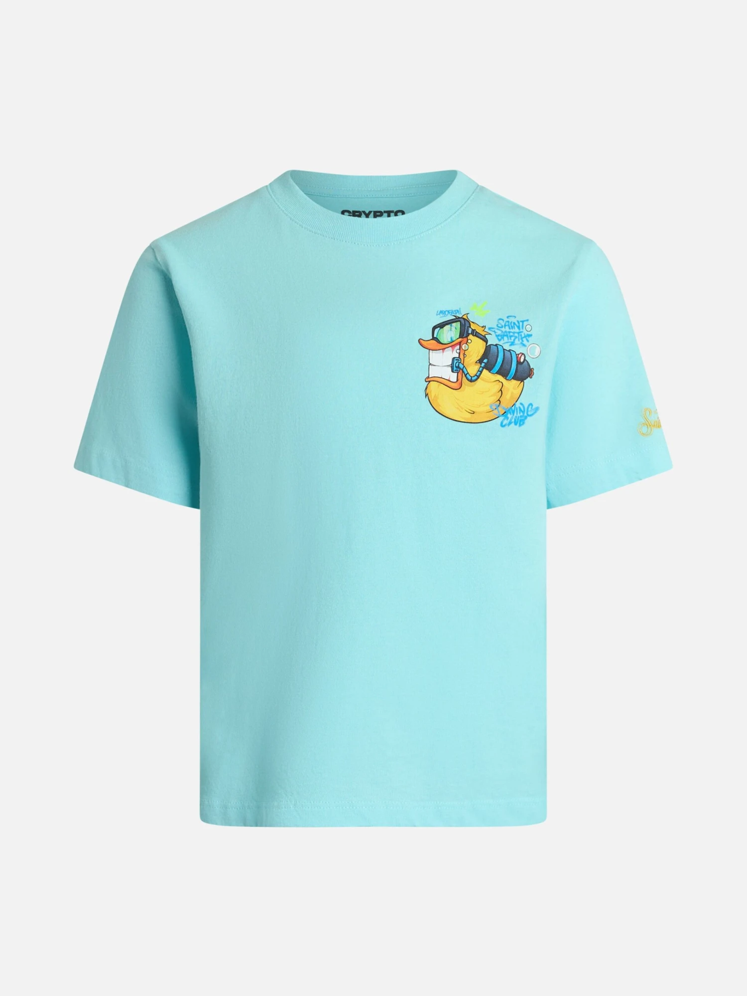 MC2 Saint Barth Boy Cotton T-shirt With Cryptopuppets Ducky Print | CRYPTOPUPPETS SPECIAL EDITION 3 MC2 Saint Barth Boy Cotton T-shirt With Cryptopuppets Ducky Print | CRYPTOPUPPETS SPECIAL EDITION