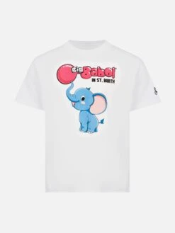MC2 Saint Barth Cotton T-shirt With Big Babol Elephant Print | BIG BABOL SPECIAL EDITION