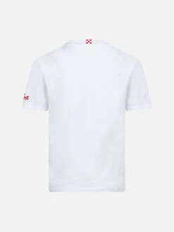 MC2 Saint Barth Cotton T-shirt With Me Ne Vado In Un Lambo Embroidery -MC2 Saint Barth Shop UID TSH000103874H BOY T SHIRT WHITE 2