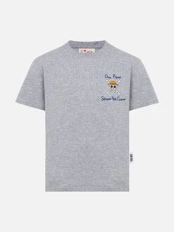 MC2 Saint Barth Cotton T-shirt With One Piece Embroidery And Print | ONE PIECE SPECIAL EDITION