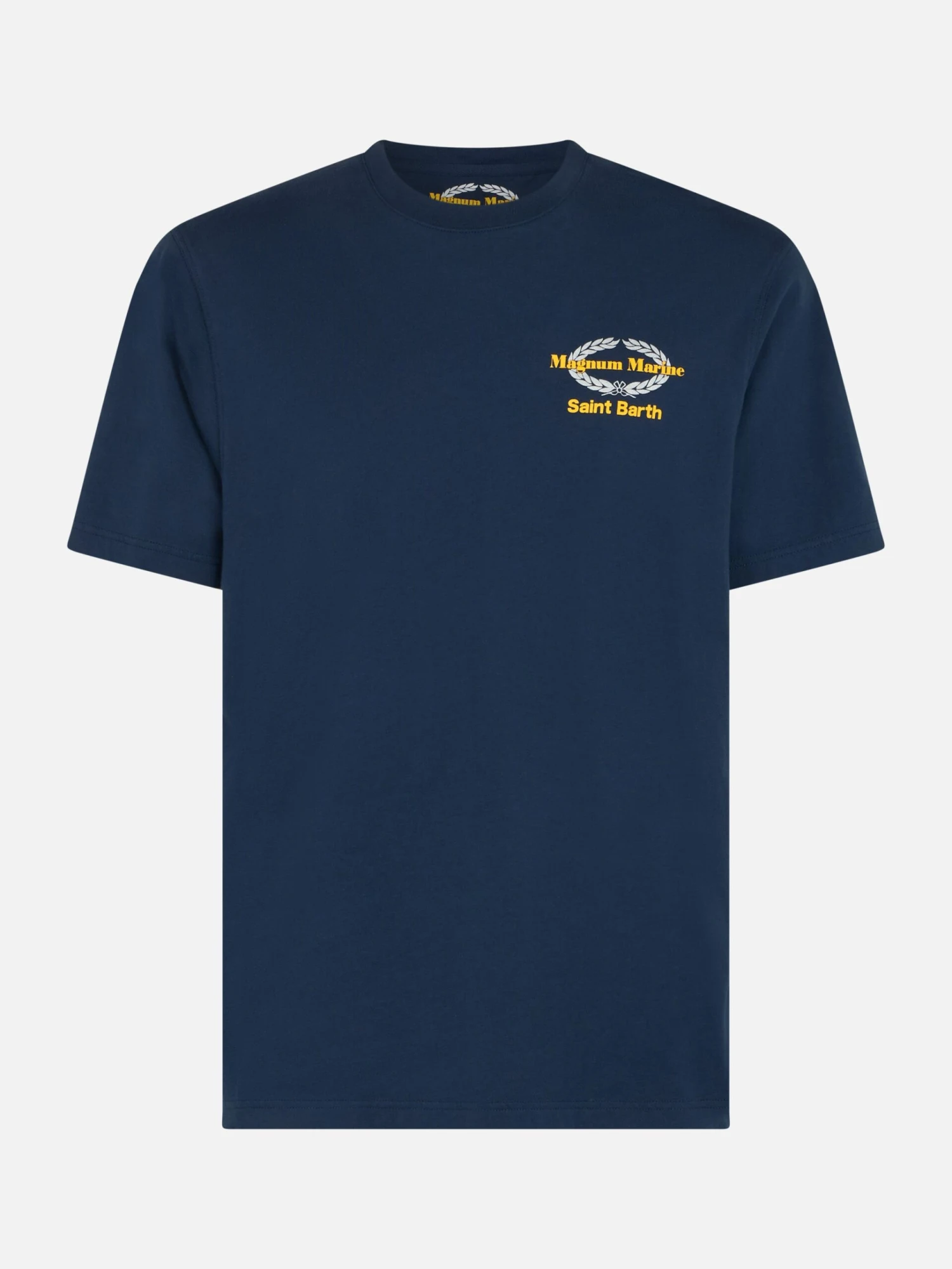 MC2 Saint Barth Man Cotton T-shirt With Magnum Marine & Saint Barth Front And Back Print | MAGNUM MARINE SPECIAL EDITION 6 MC2 Saint Barth Man Cotton T-shirt With Magnum Marine & Saint Barth Front And Back Print | MAGNUM MARINE SPECIAL EDITION - Image 4